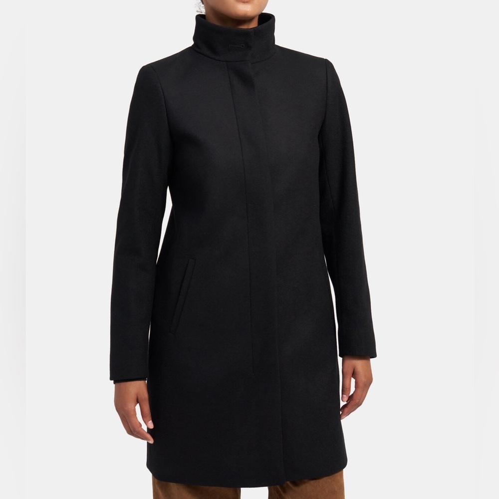 THEORY LAYTI BARON COAT******SIZE: MEDIUM